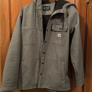 Carhartt Men's Charcoal Hooded Jacket